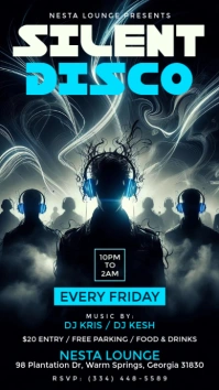 Silent Disco Instagram Story template