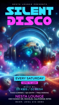Silent Disco Instagram Story template