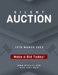 Auction Poster Examples AUCTION FLYER TEMPLATE | PosterMyWall