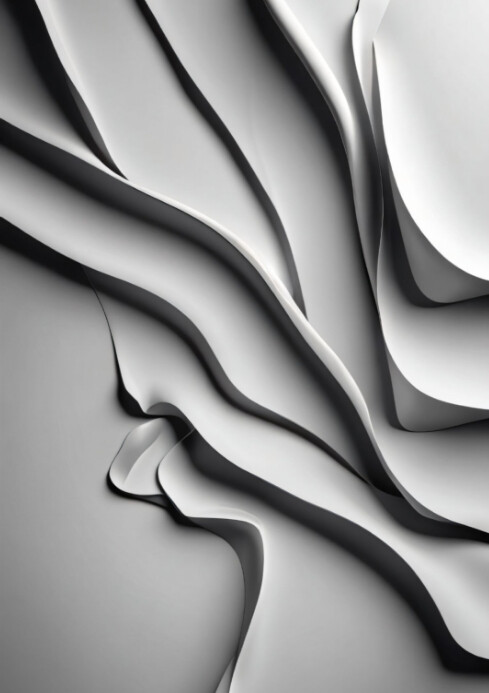 Silver Abstract background template A4