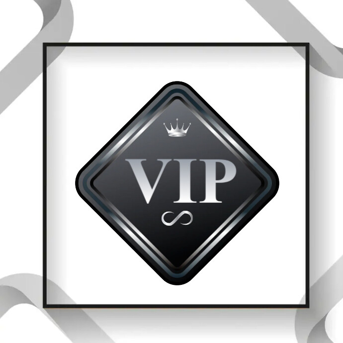 Silver Vip Sign Silver VIP Badge Template | PosterMyWall