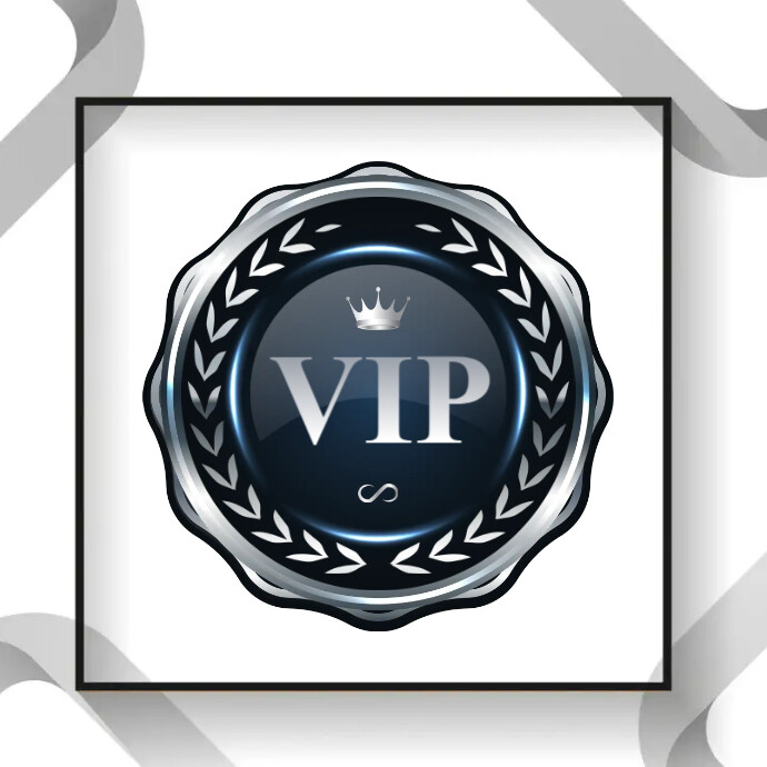 Silver VIP logo Template | PosterMyWall