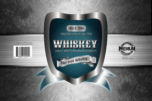 Grey Whiskey Label Design Label Template