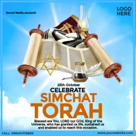 Simchat Torah Message Instagram template