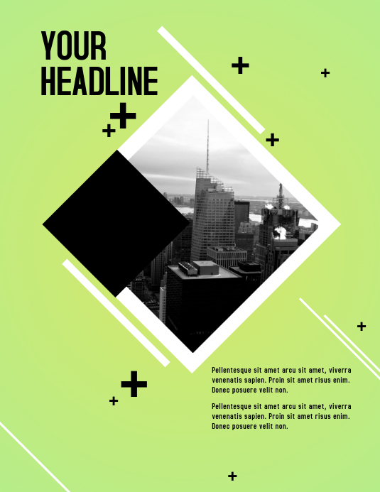 Modele Brochure Sur La Conception De Flyers Modernes Postermywall