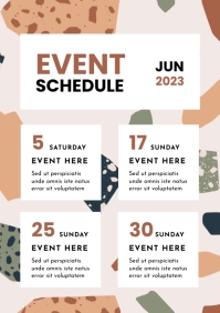 EVENT SCHEDULE Template | PosterMyWall