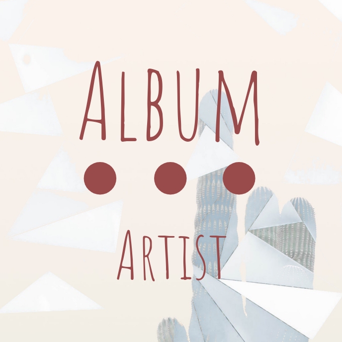 Pattern Design Album Simple album cover geometric design Template | PosterMyWall