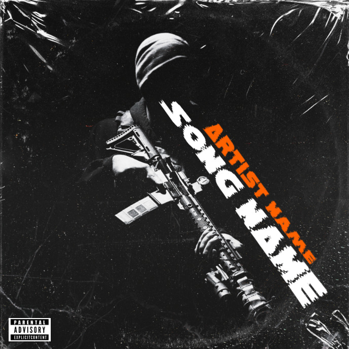 Simple Album Cover music art trap mixtape rap Template | PosterMyWall