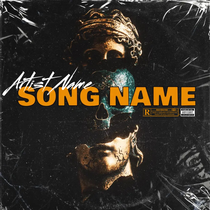 Simple Album Cover music art trap mixtape rap Template | PosterMyWall