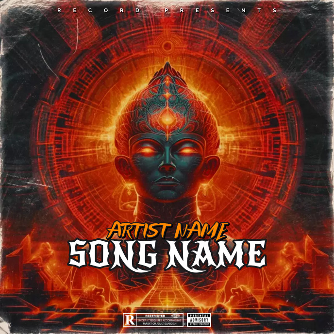 Simple Album Cover music art trap mixtape rap | PosterMyWall