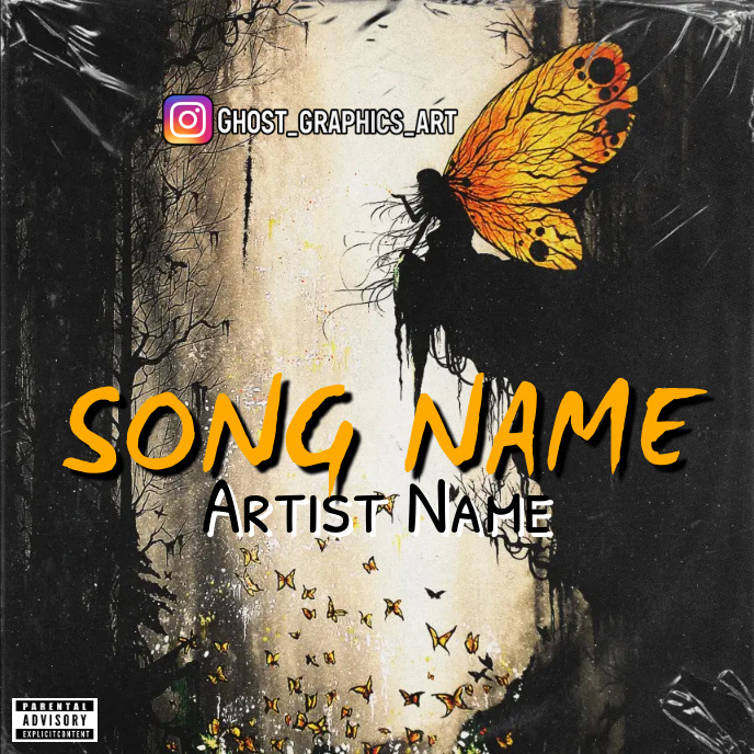 Simple Album Cover music art trap mixtape rap Template | PosterMyWall