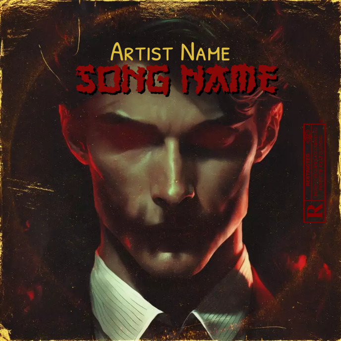 Simple Album Cover music art trap mixtape rap Template | PosterMyWall