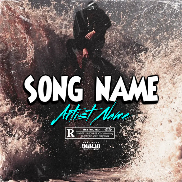 Simple Album Cover music art trap mixtape rap Template | PosterMyWall