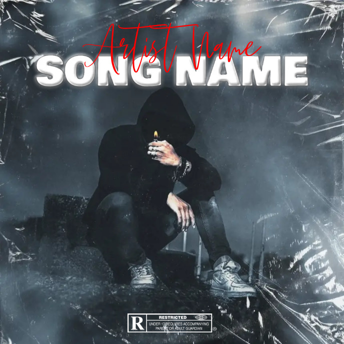 Simple Album Cover music art trap mixtape rap Template | PosterMyWall