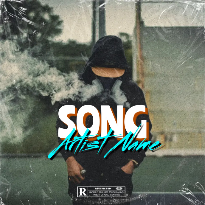 Simple Album Cover music art trap mixtape rap Template | PosterMyWall