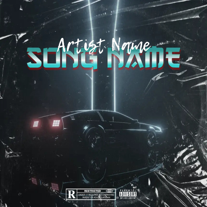 Simple Album Cover music art trap mixtape rap Template | PosterMyWall