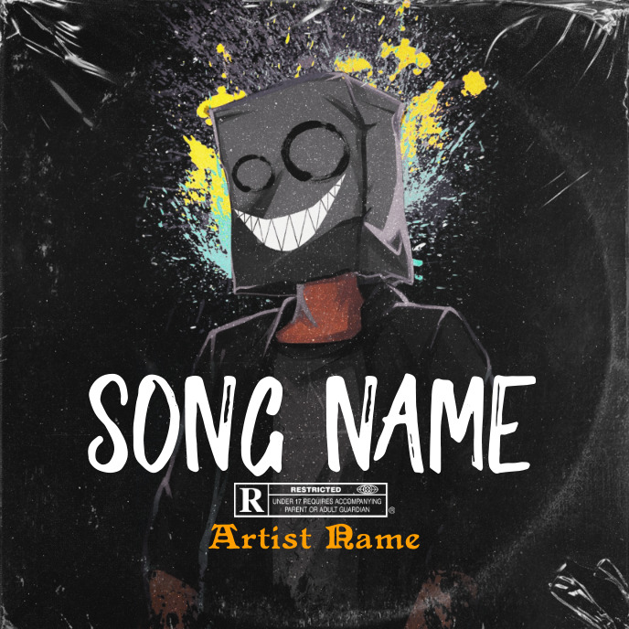 Simple Album Cover music art trap mixtape rap Template | PosterMyWall