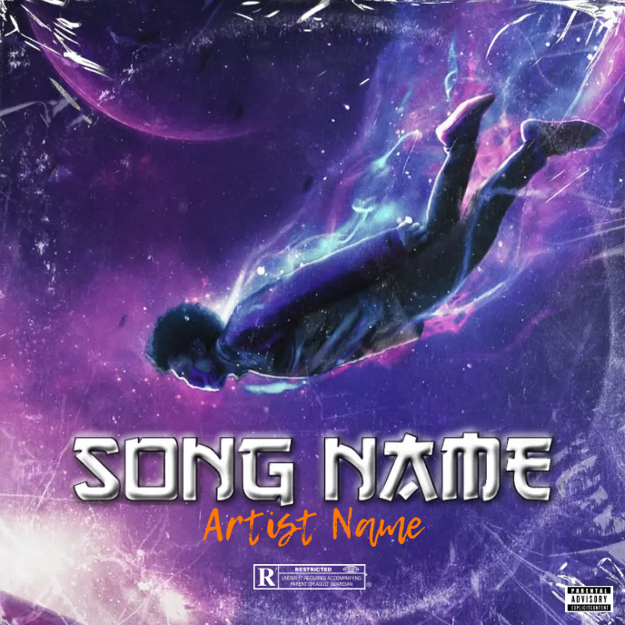 Simple Album Cover music art trap mixtape rap Template | PosterMyWall