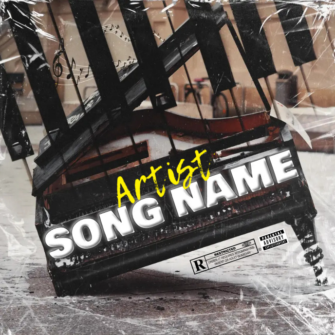 Simple Album Cover music art trap mixtape rap Template | PosterMyWall