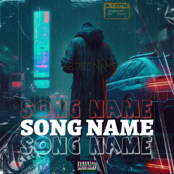 Simple Album Cover music art trap mixtape rap Template | PosterMyWall