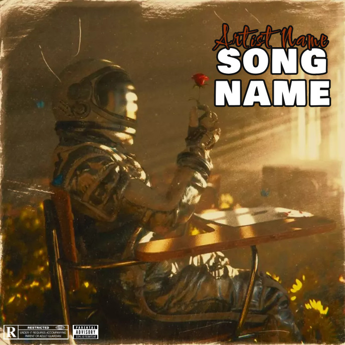 Simple Album Cover music art trap mixtape rap Template | PosterMyWall