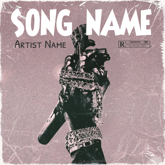 Simple Album Cover music art trap mixtape rap Template | PosterMyWall