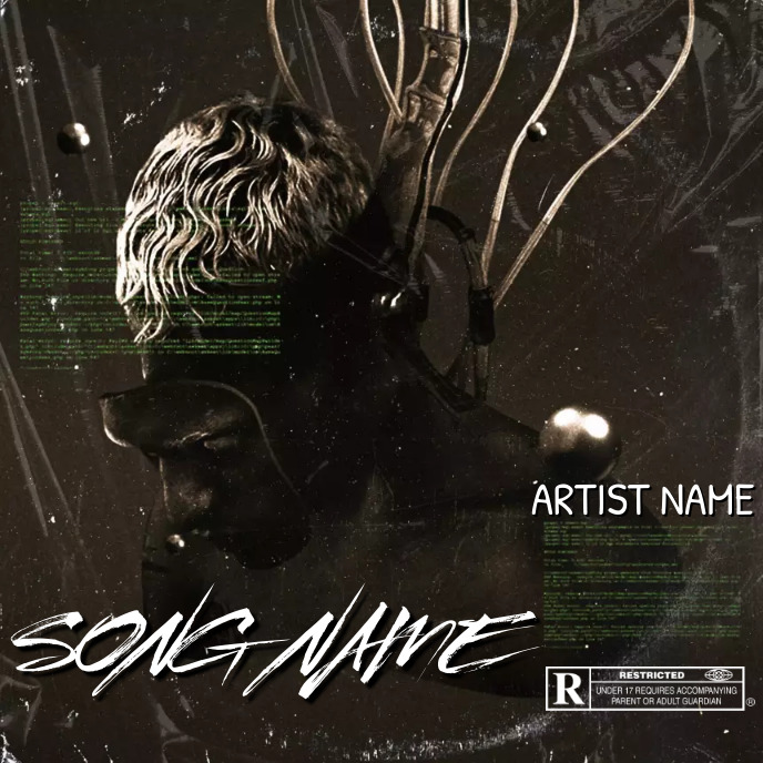 Simple Album Cover music art trap mixtape rap Template | PosterMyWall