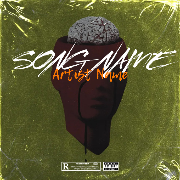 Simple Album Cover music art trap mixtape rap Template | PosterMyWall