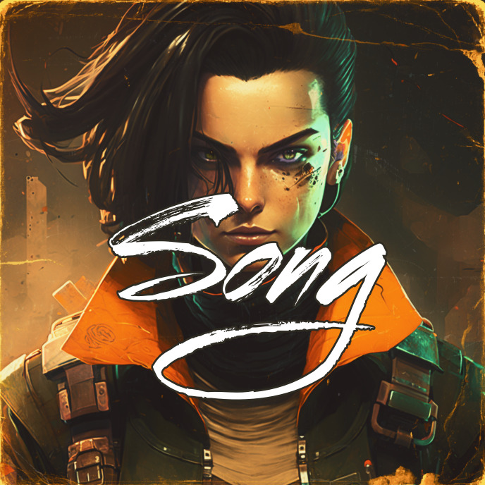 Simple Album Cover music art trap mixtape rap template