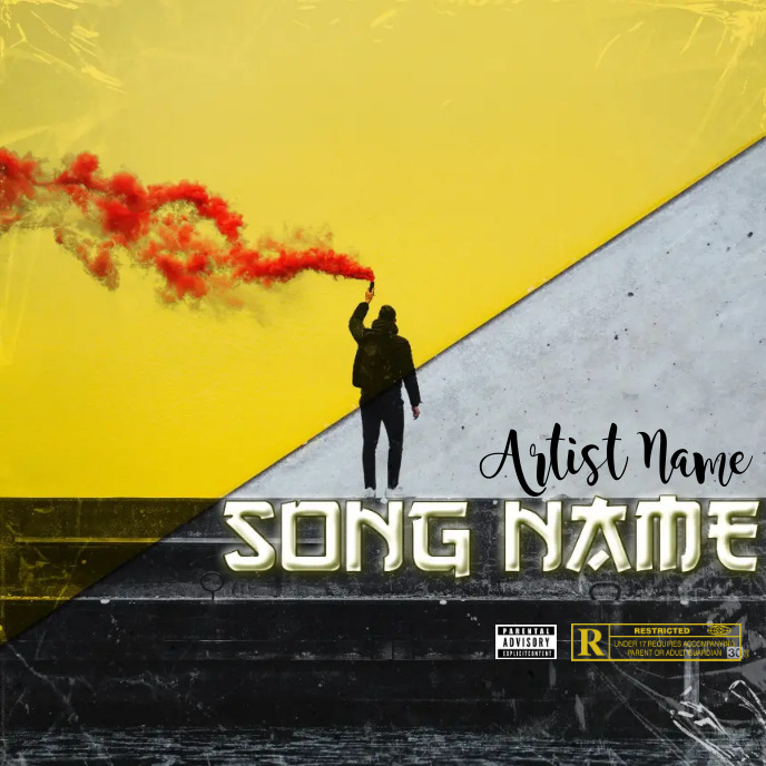 Simple Album Cover music art trap mixtape rap Template | PosterMyWall