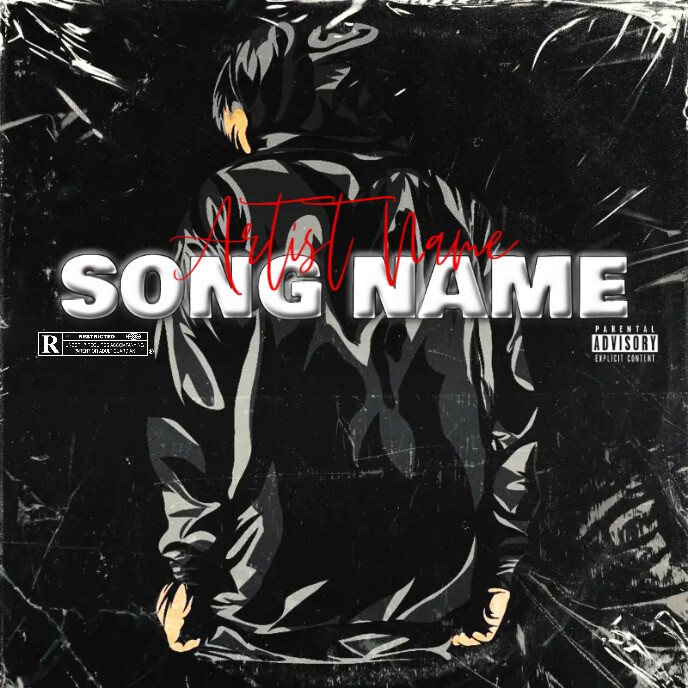 Simple Album Cover music art trap mixtape rap Template | PosterMyWall