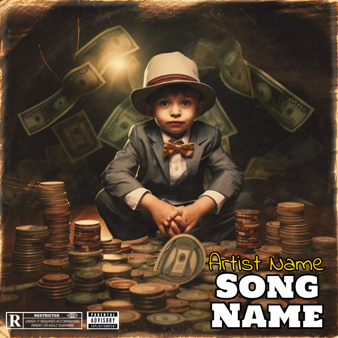 Simple Album Cover music art trap mixtape rap | PosterMyWall