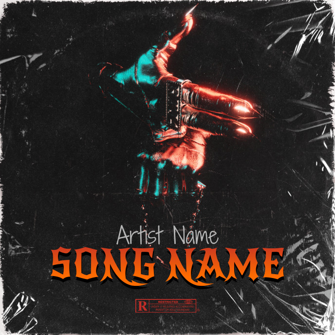 Simple Album Cover music art trap mixtape rap Template | PosterMyWall