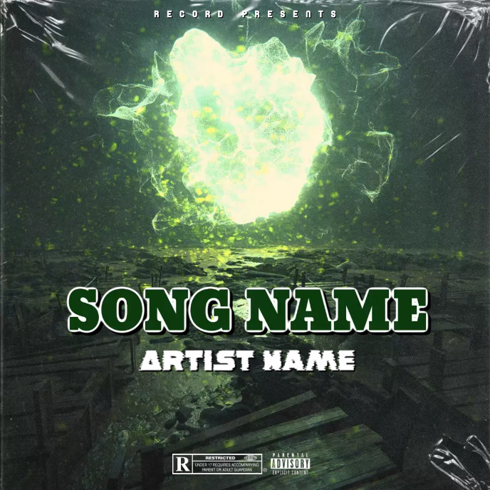 Simple Album Cover music art trap mixtape rap Template | PosterMyWall