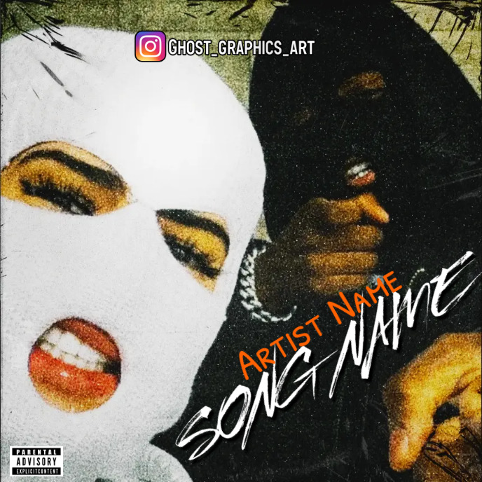 Simple Album Cover music art trap mixtape rap Template | PosterMyWall