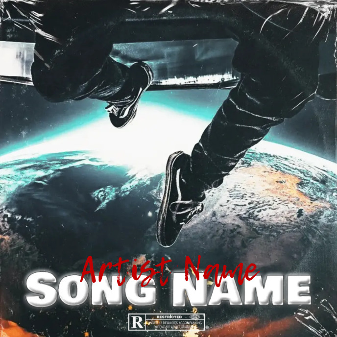 Simple Album Cover music art trap mixtape rap Template | PosterMyWall