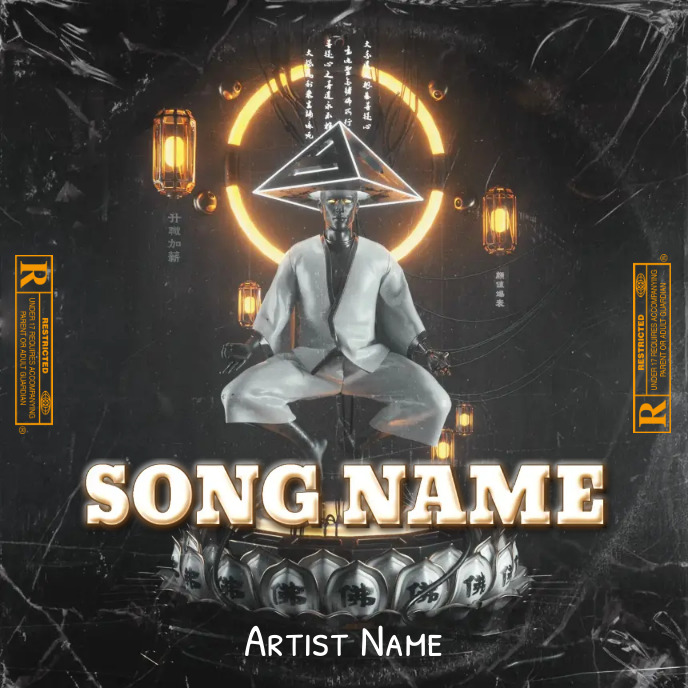 Simple Album Cover music art trap mixtape rap Template | PosterMyWall