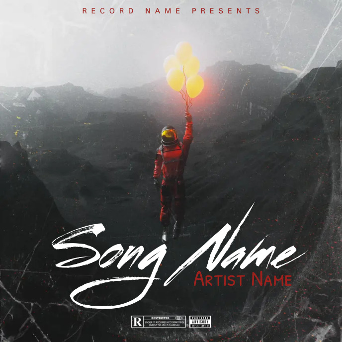 Simple Album Cover music art trap mixtape rap Template | PosterMyWall