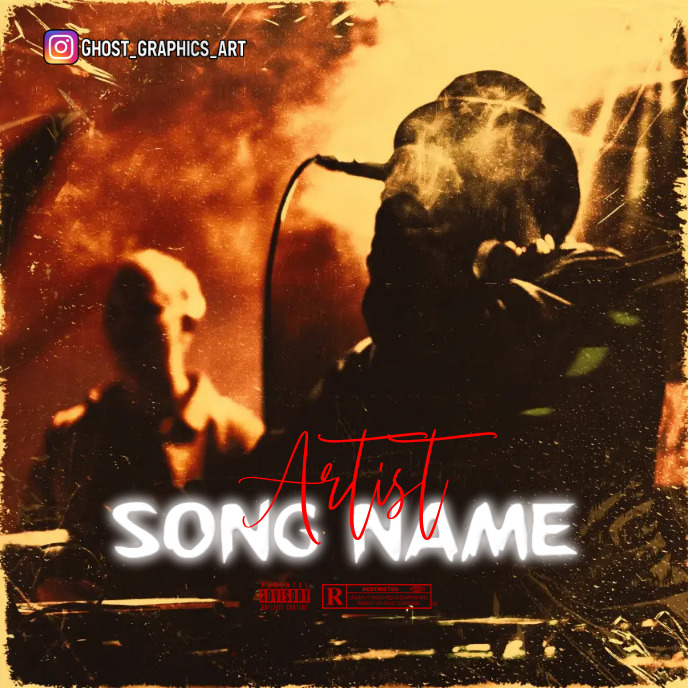 Simple Album Cover music art trap mixtape rap Template | PosterMyWall