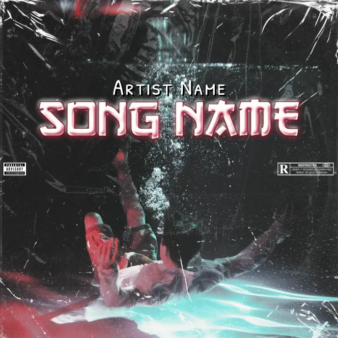 Simple Album Cover music art trap mixtape rap Template | PosterMyWall