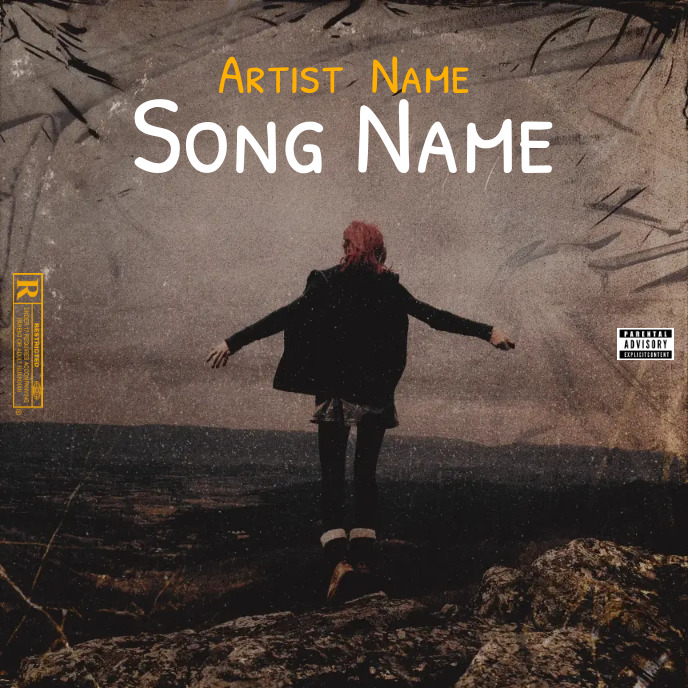 Simple Album Cover music art trap mixtape rap Template | PosterMyWall