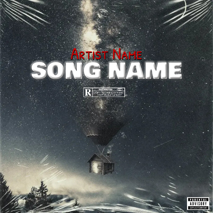 Simple Album Cover music art trap mixtape rap Template | PosterMyWall