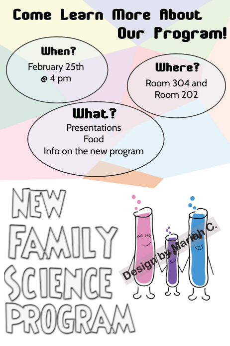 Simple and Cute Program/School Flyer Template | PosterMyWall