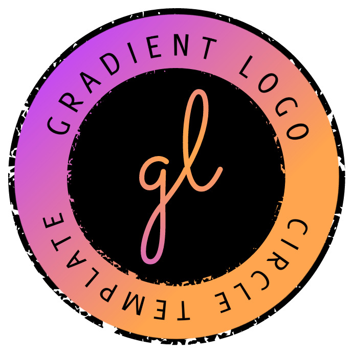 Logo Without Gradient Simple Clean Gradient Transparent Logo Template | PosterMyWall