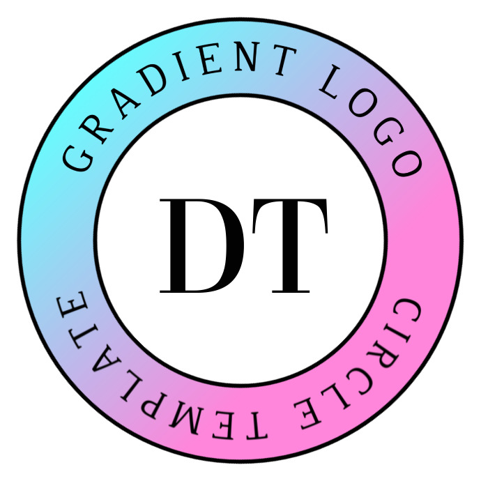 Logo Without Gradient Copy of Simple Clean Gradient Transparent Logo | PosterMyWall
