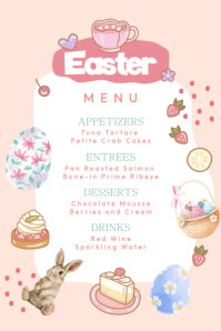 easter menu Template | PosterMyWall