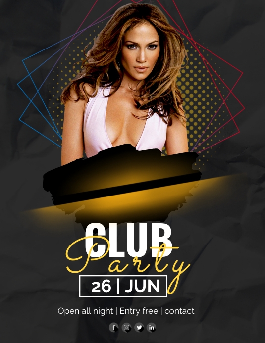 simple event flyer template