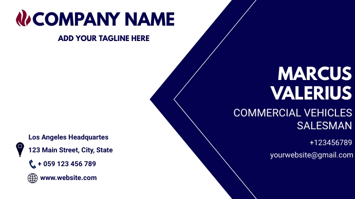 Generic Business Card Template
