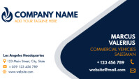simple generic business card for employees template