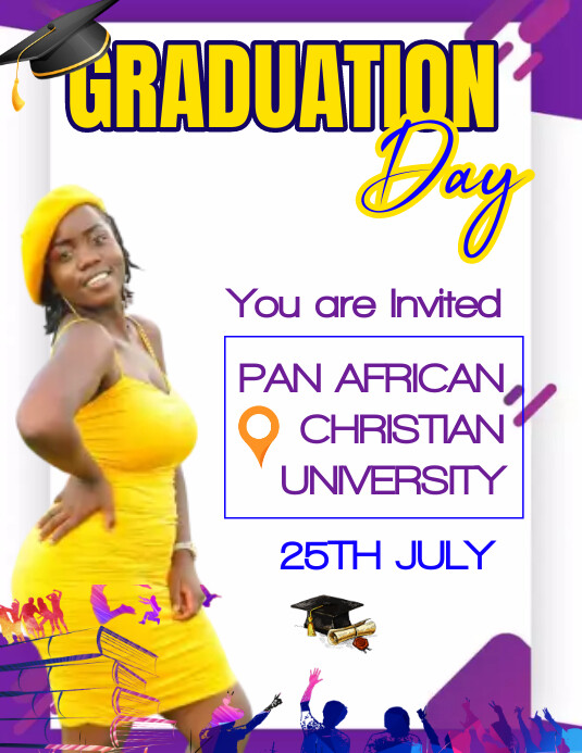 SIMPLE GRADUATION FLYER template